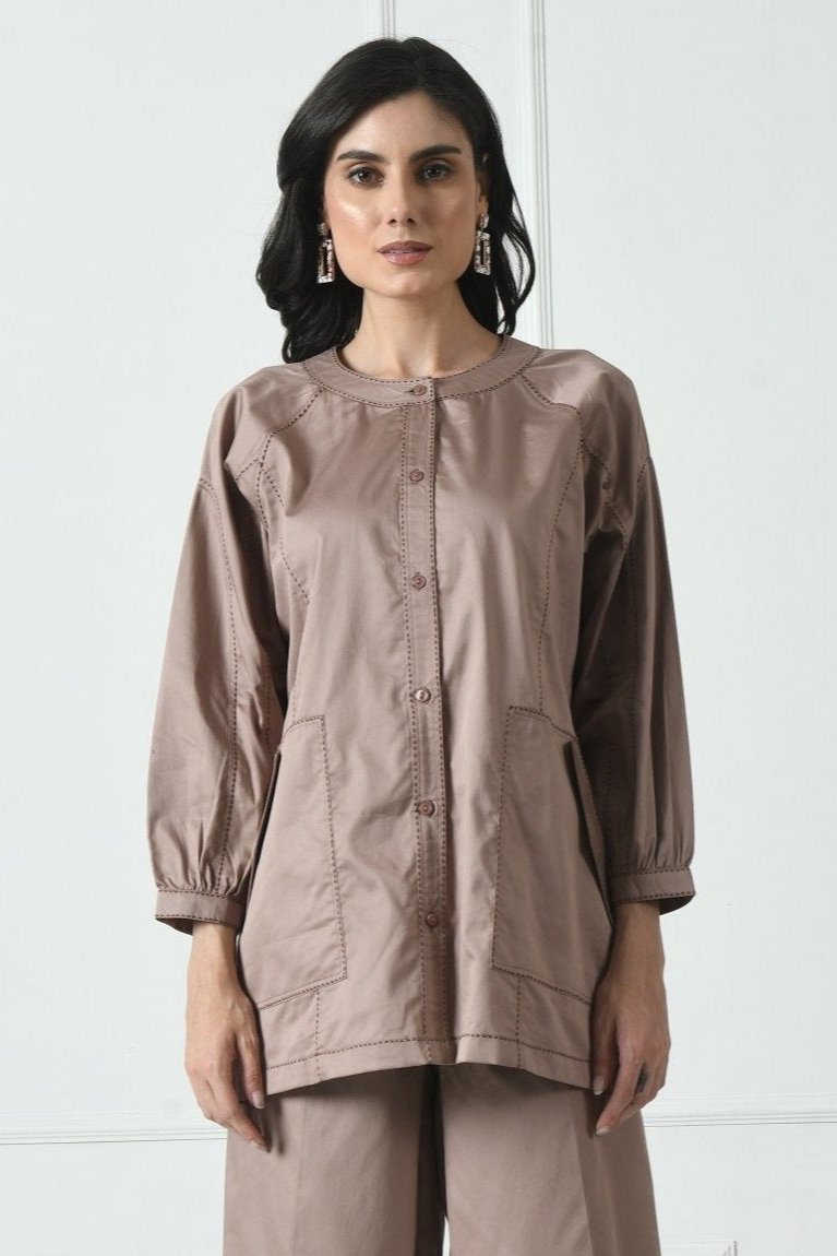 Brown color shirt for women, Two Pocket shirt for women, Round neck Shirt for women, Long Sleeve Shirt for women, Button up Shirt for women, Casual Shirt for women by White OwlStylish shirts for women, Designer women’s formal shirts, Casual chic women’s tops, Summer cotton shirts for ladies, Women’s button-down shirts, Printed shirts for women online, Classic white shirts women, Oversized shirts for casual wear, Trendy shirts for office wear, Luxe satin shirts for women, Top women’s shirts for summer