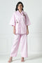 Sakura Pink Hand Embroidered Co-ord Set